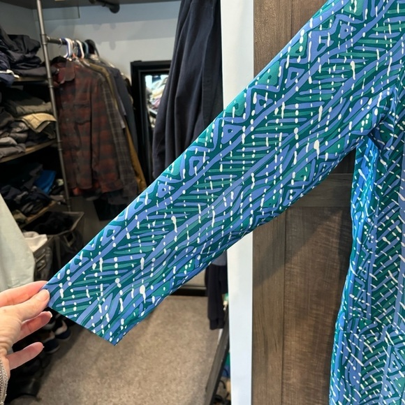 Anne Crimmins Umi Collection Silk Jacket Blazer Long Open Front size 12 Artsy - Picture 7 of 11